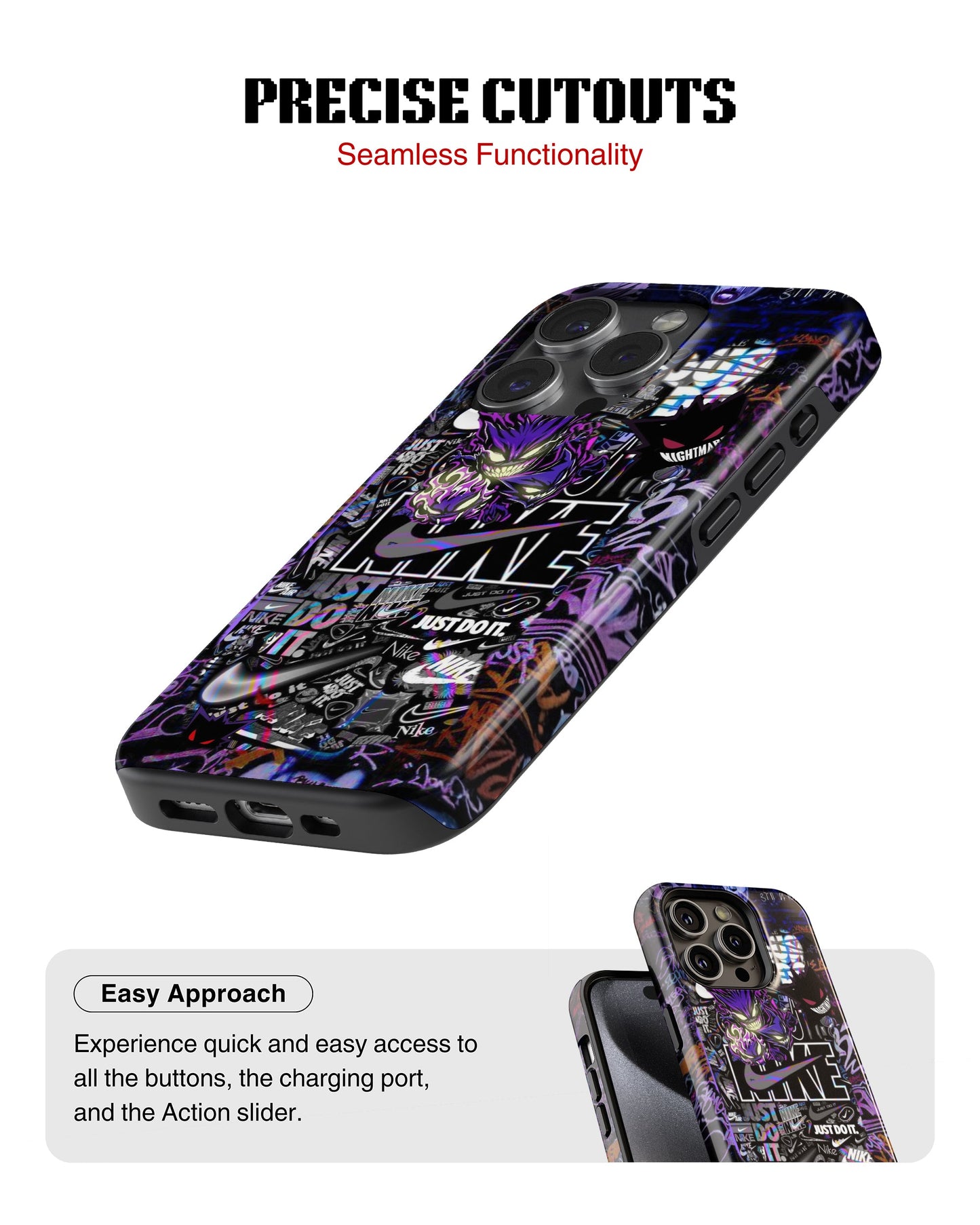 iPhone 13 Pro Tank Case | Modernism (Graffiti Hustle)