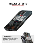 iPhone 16 Pro Max Tank Case | Superhero (Great Power)