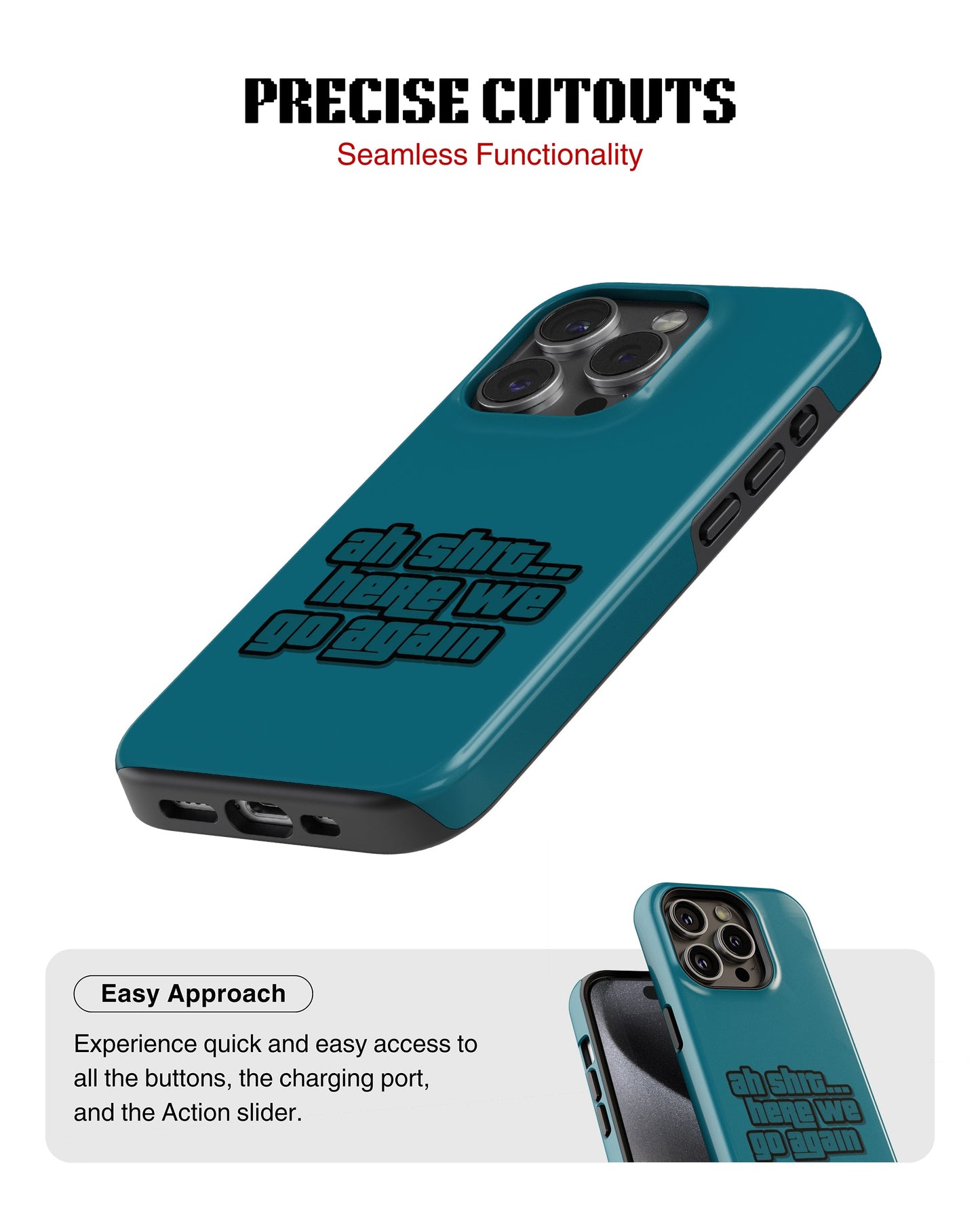 iPhone 12 Pro Max Tank Case | Modernism (Here We Go)