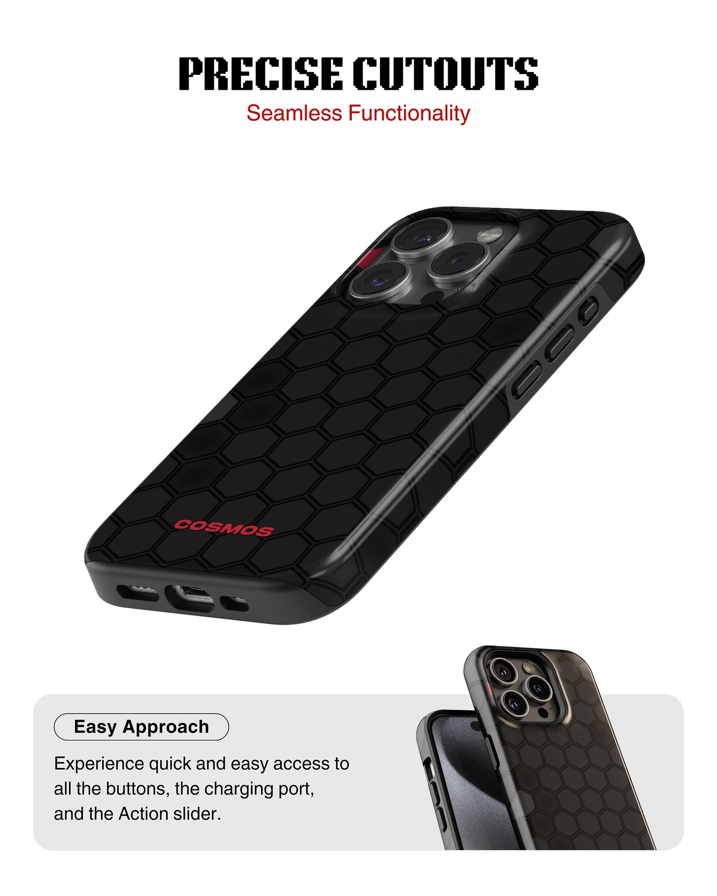 iPhone 12 Pro Tank Case | Textures (Hex Core)