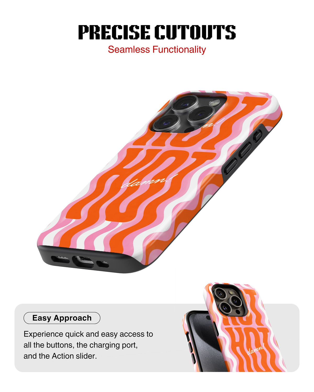 iPhone 12 Pro Max Tank Case | Girls Aesthetics (Hot Wave)