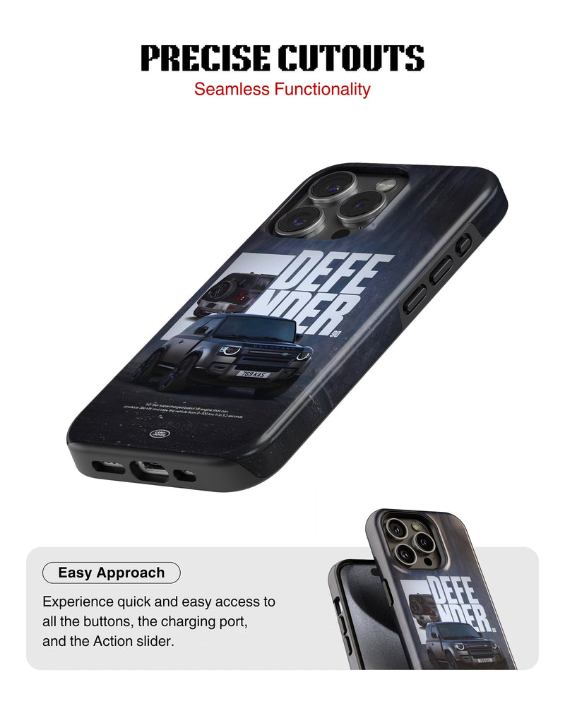iPhone 15 Pro Max Tank Case | Sports Car (Iron Defender)