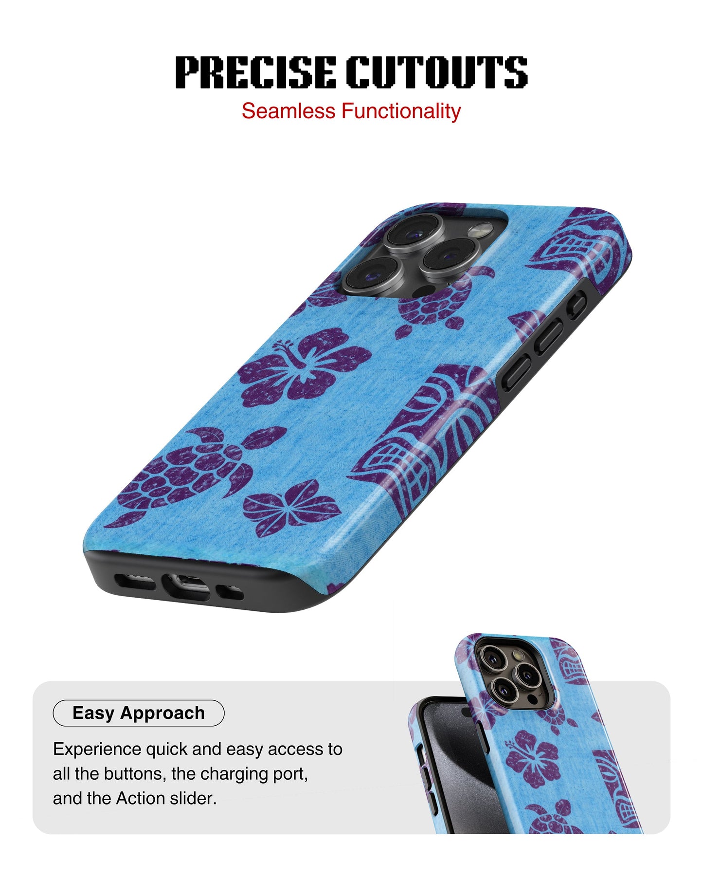 iPhone 13 Pro Max Tank Case | Girls Aesthetics (Island Tiki)