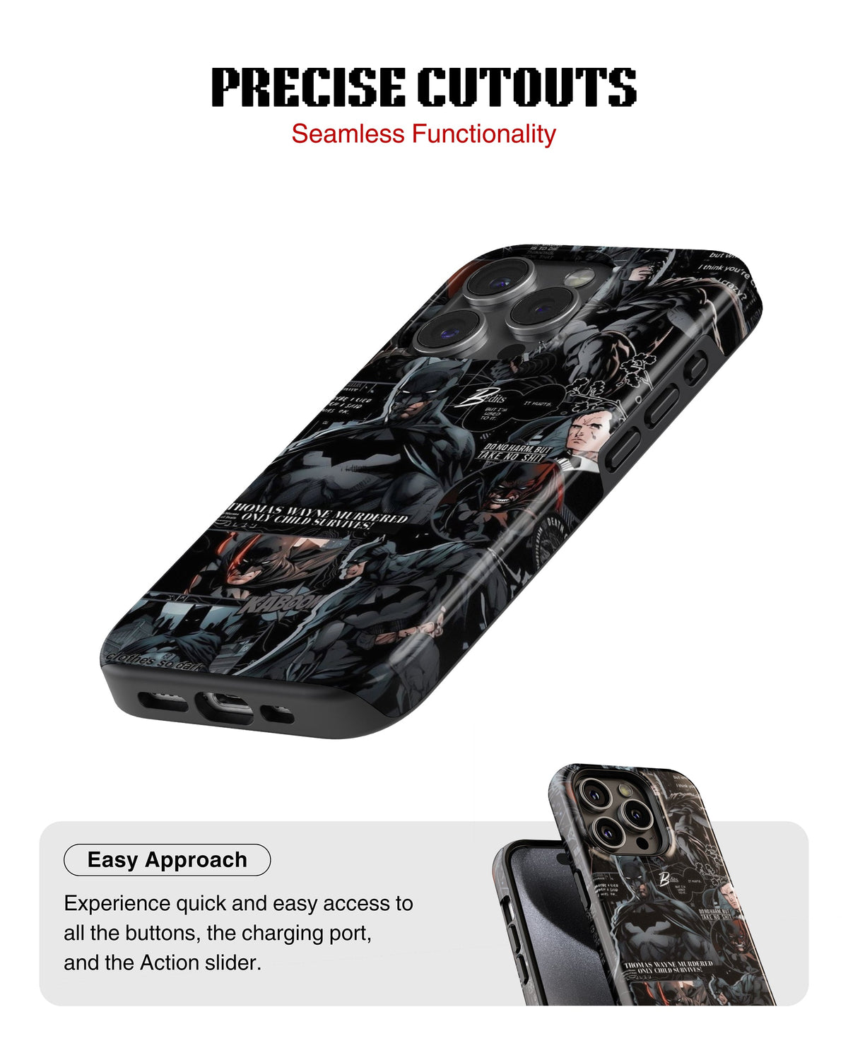 iPhone 12 Pro Tank Case | Superhero (Knightfall)