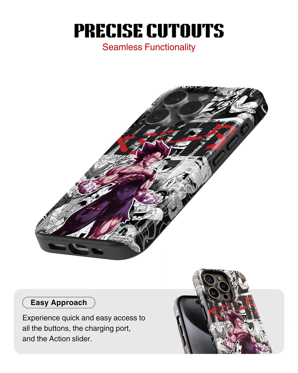 iPhone 16 Pro Tank Case | Anime (Limit Breaker)