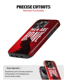 iPhone 17 Pro Tank Case | Superhero (Men are Brave)