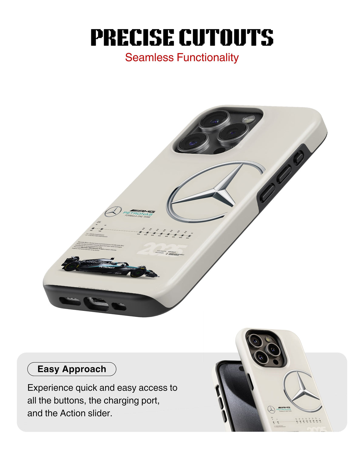 iPhone 12 Pro Max Tank Case | Formula 1 (Mercedes)