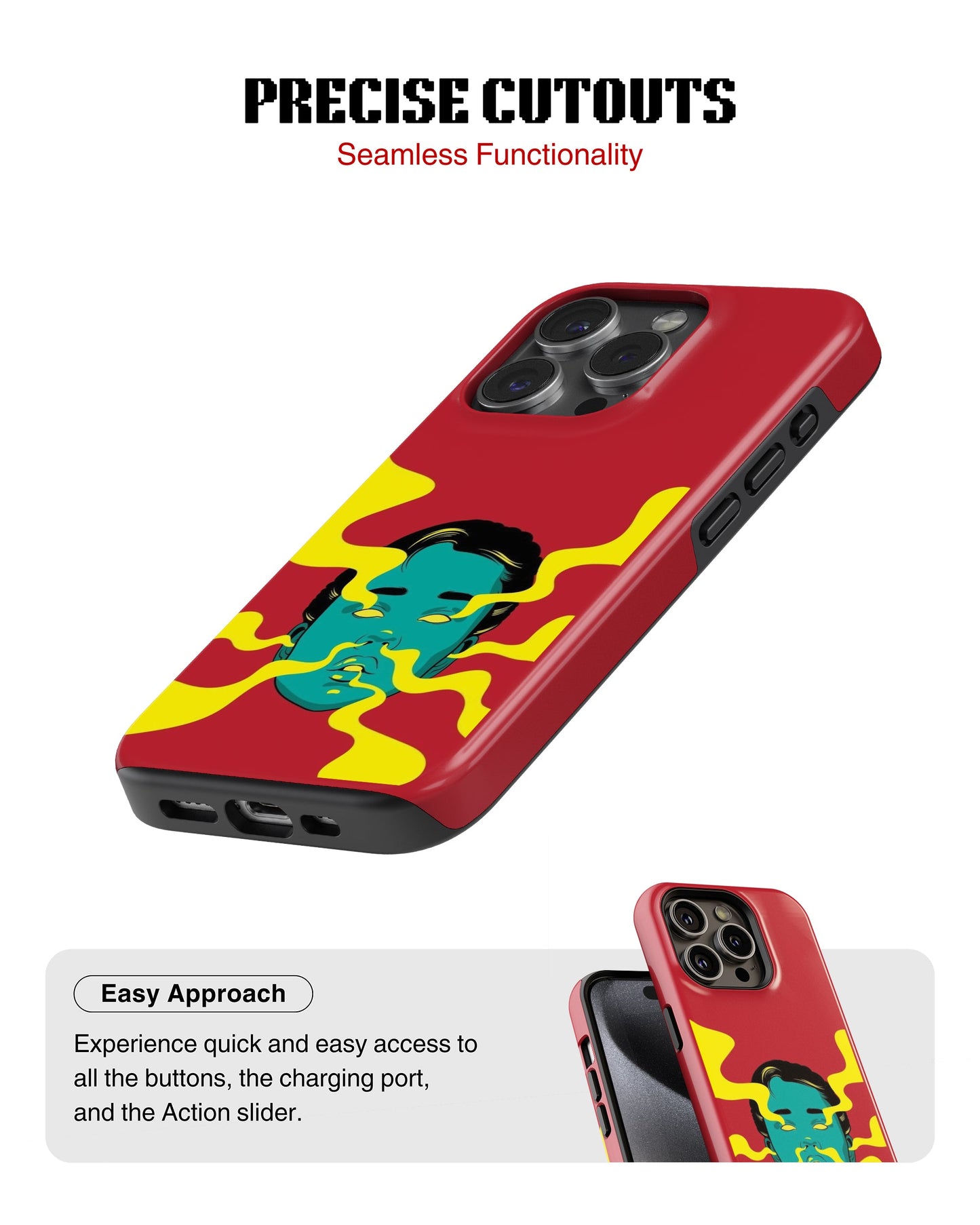 iPhone 13 Pro Tank Case | Modernism (Mind Melt)