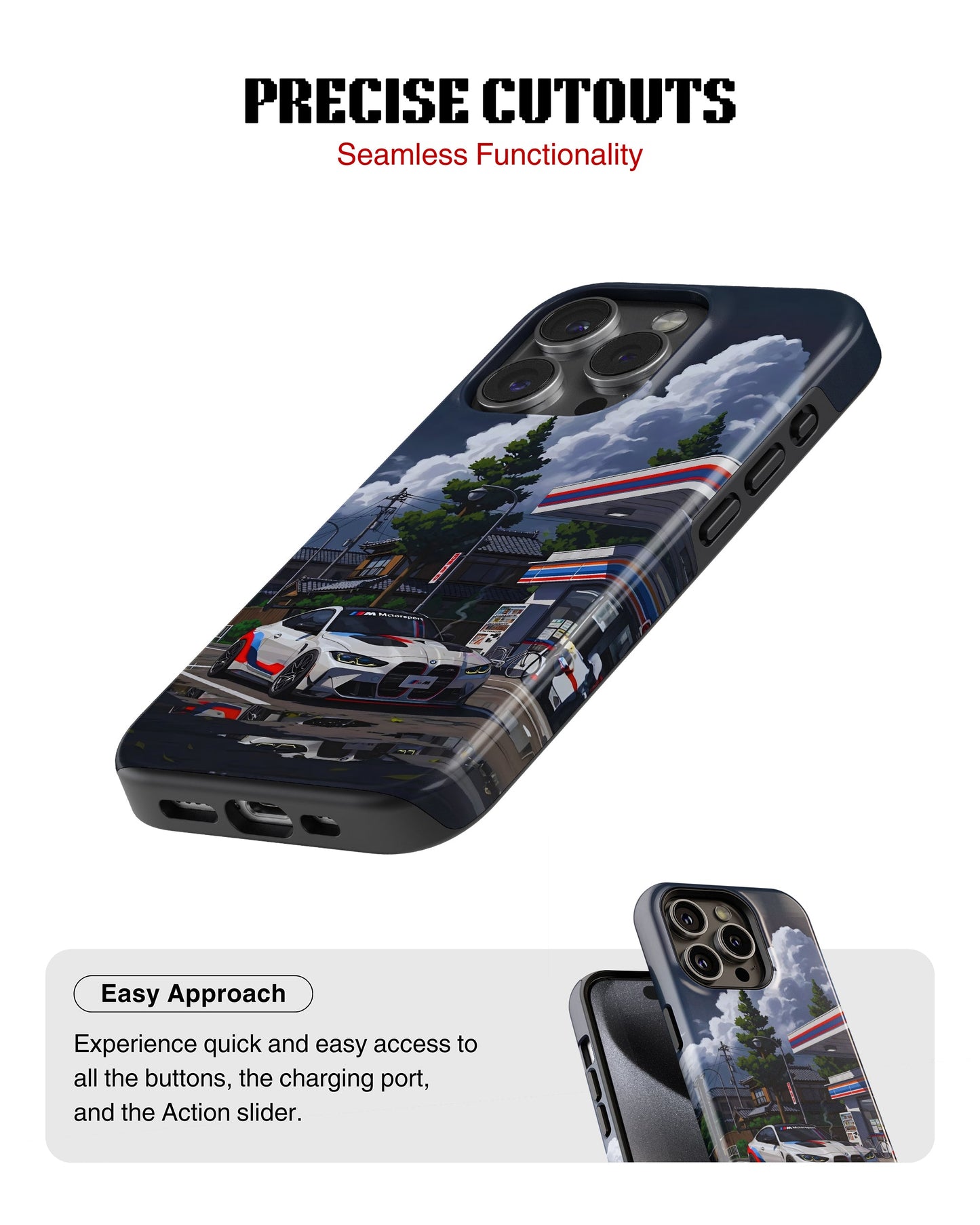 iPhone 14 Pro Tank Case | Sports Car (Moto GP)
