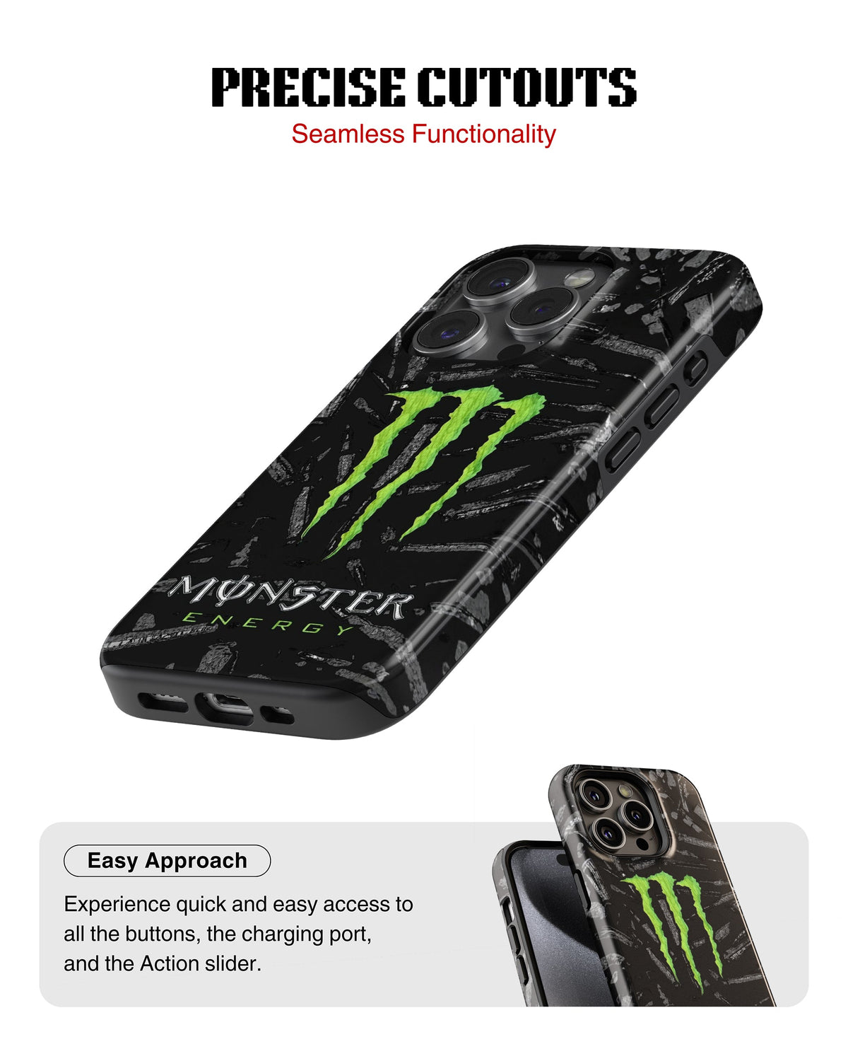 iPhone 12 Pro Tank Case | Modernism (Neon Beast)