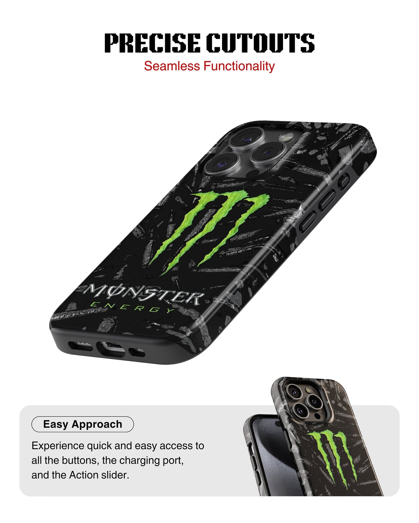 iPhone 13 Pro Tank Case | Modernism (Neon Beast)