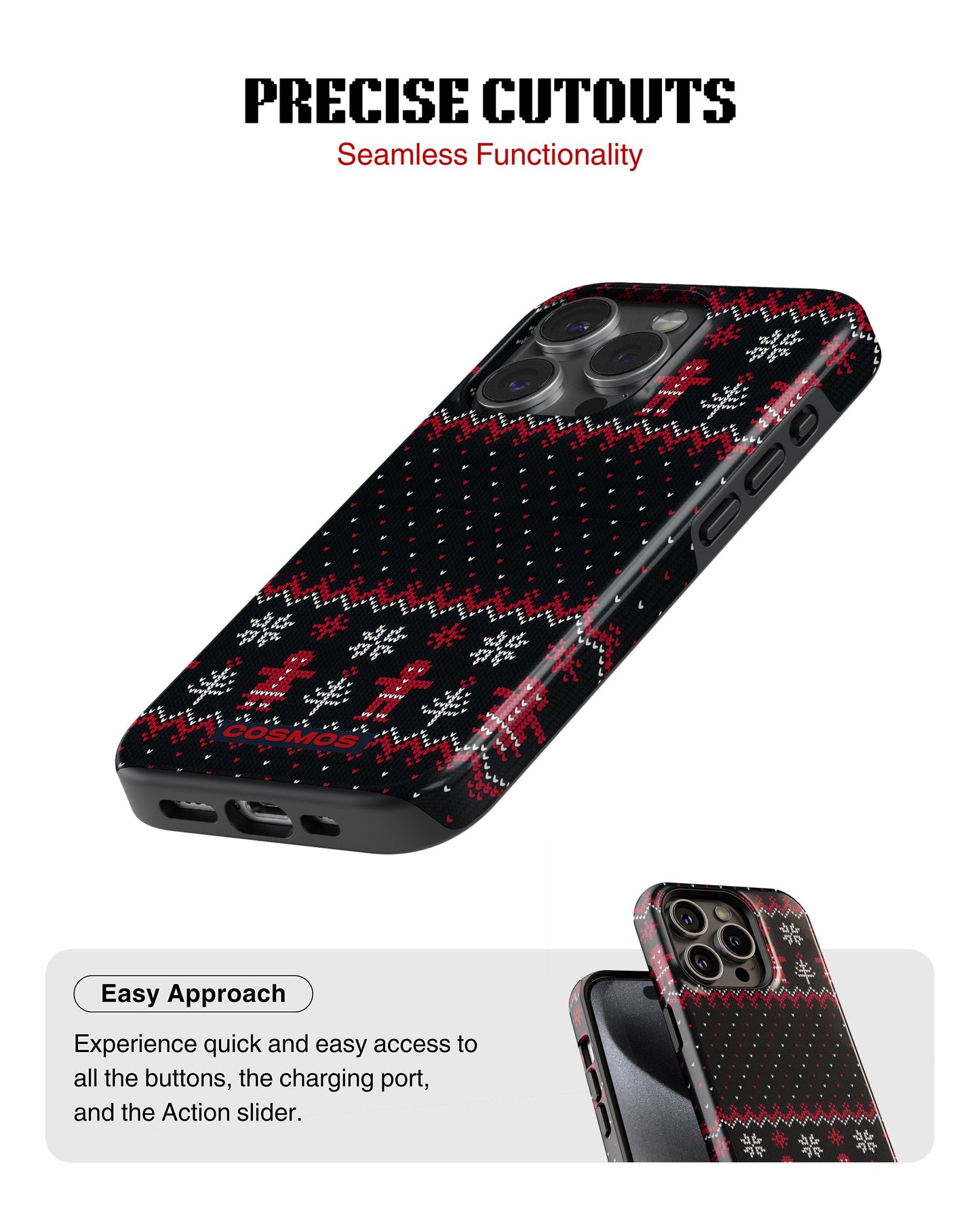 iPhone 13 Pro Max Tank Case | Textures (Nordic Night)