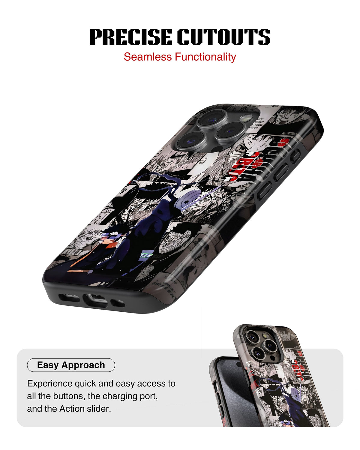 iPhone 15 Pro Max Tank Case | Anime (Obito)