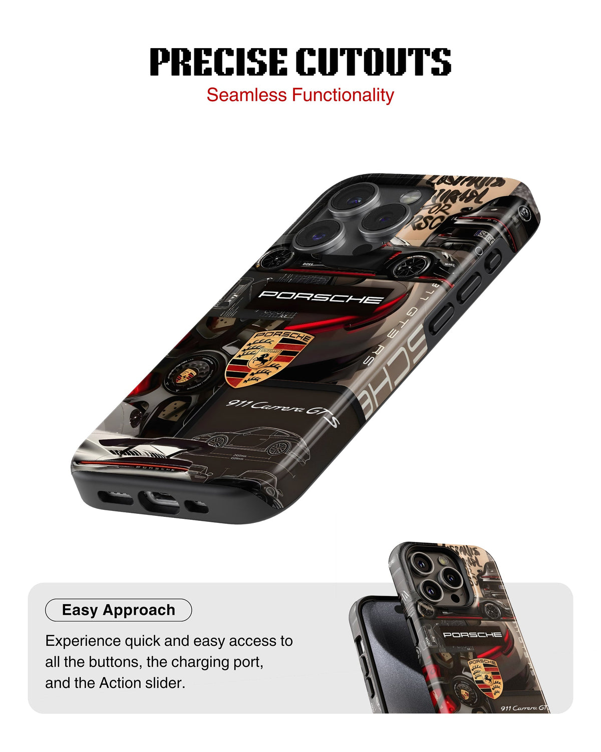 iPhone 12 Pro Tank Case | Sports Car (Porsche Originals)