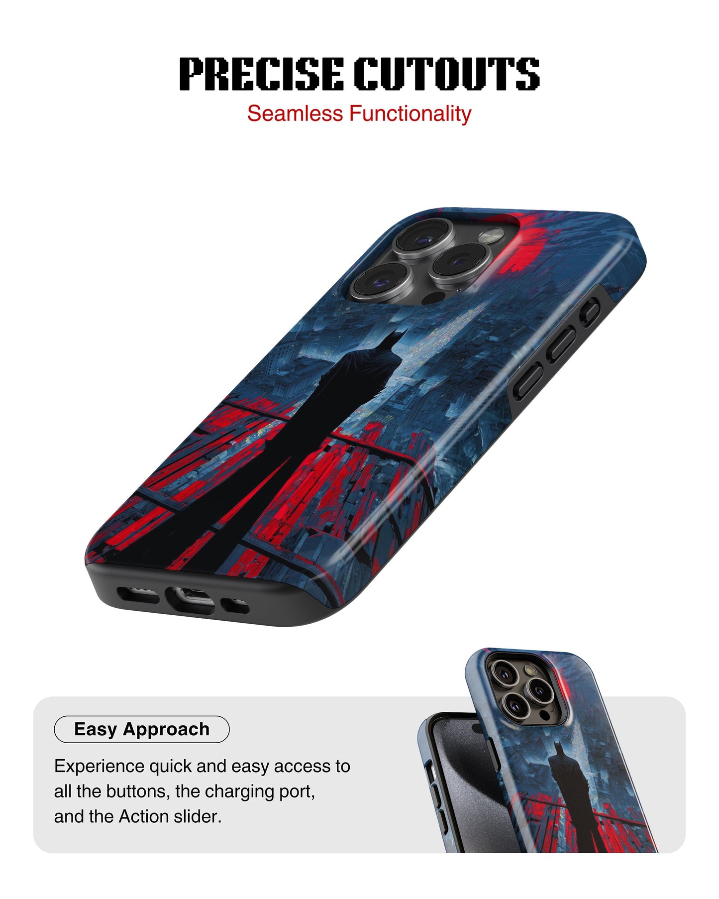 iPhone 12 Pro Tank Case | Superhero (Red Horizon)