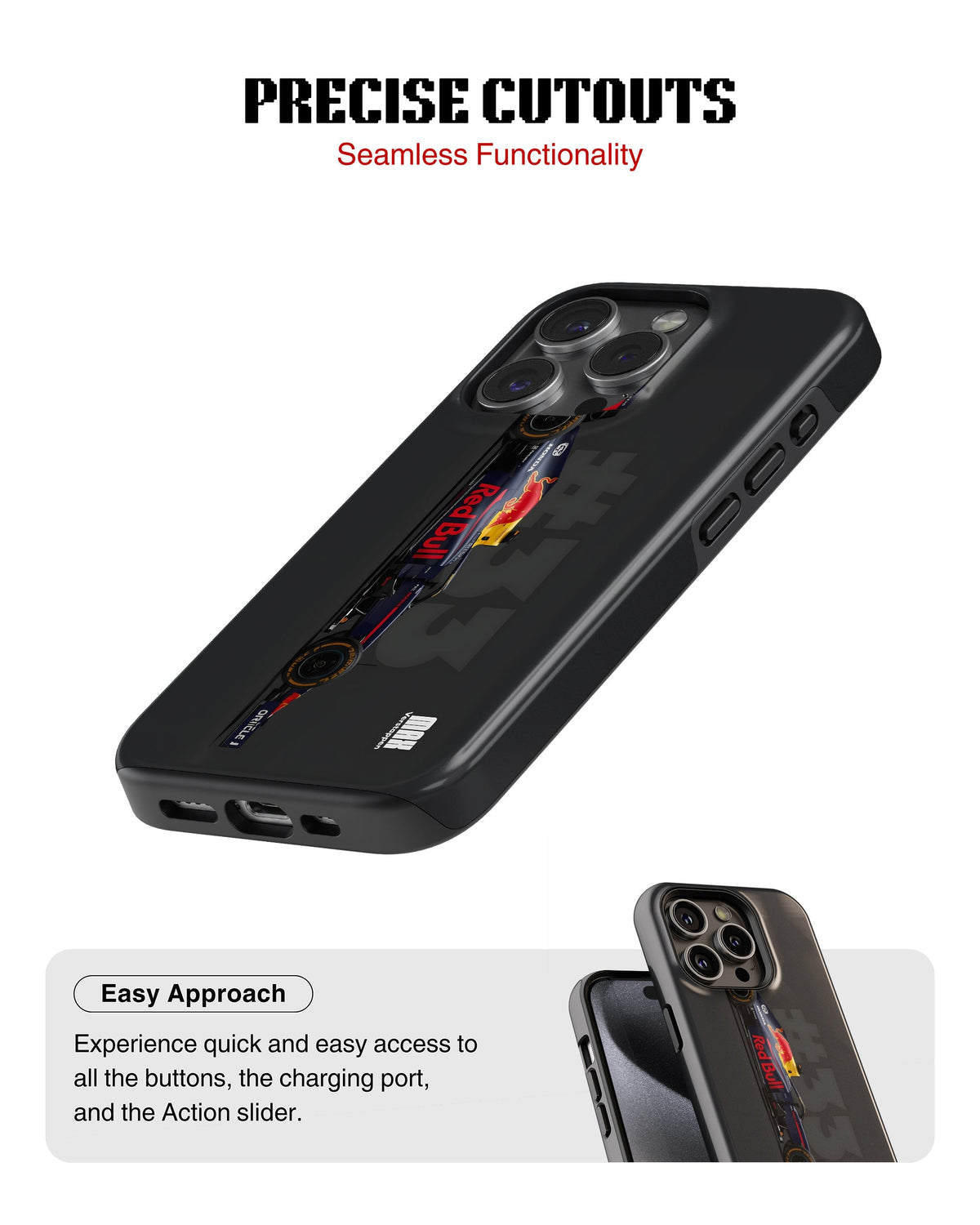 iPhone 15 Pro Max Tank Case | Formula 1 (Redbull #33)