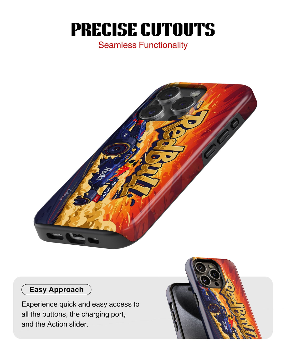 iPhone 14 Pro Max Tank Case | Formula 1 (Redbull Poster)