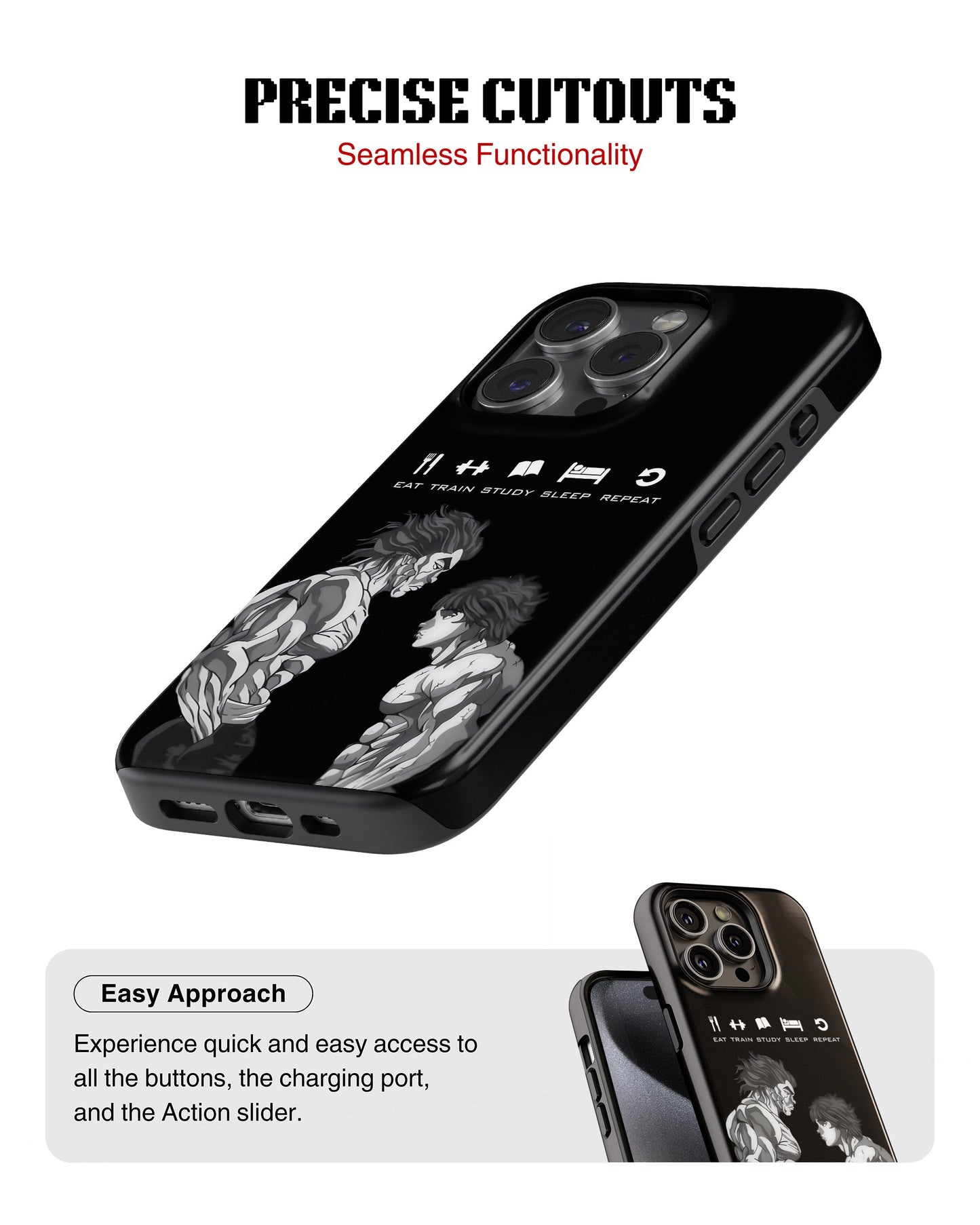 iPhone 12 Pro Tank Case | Anime (Relentless)