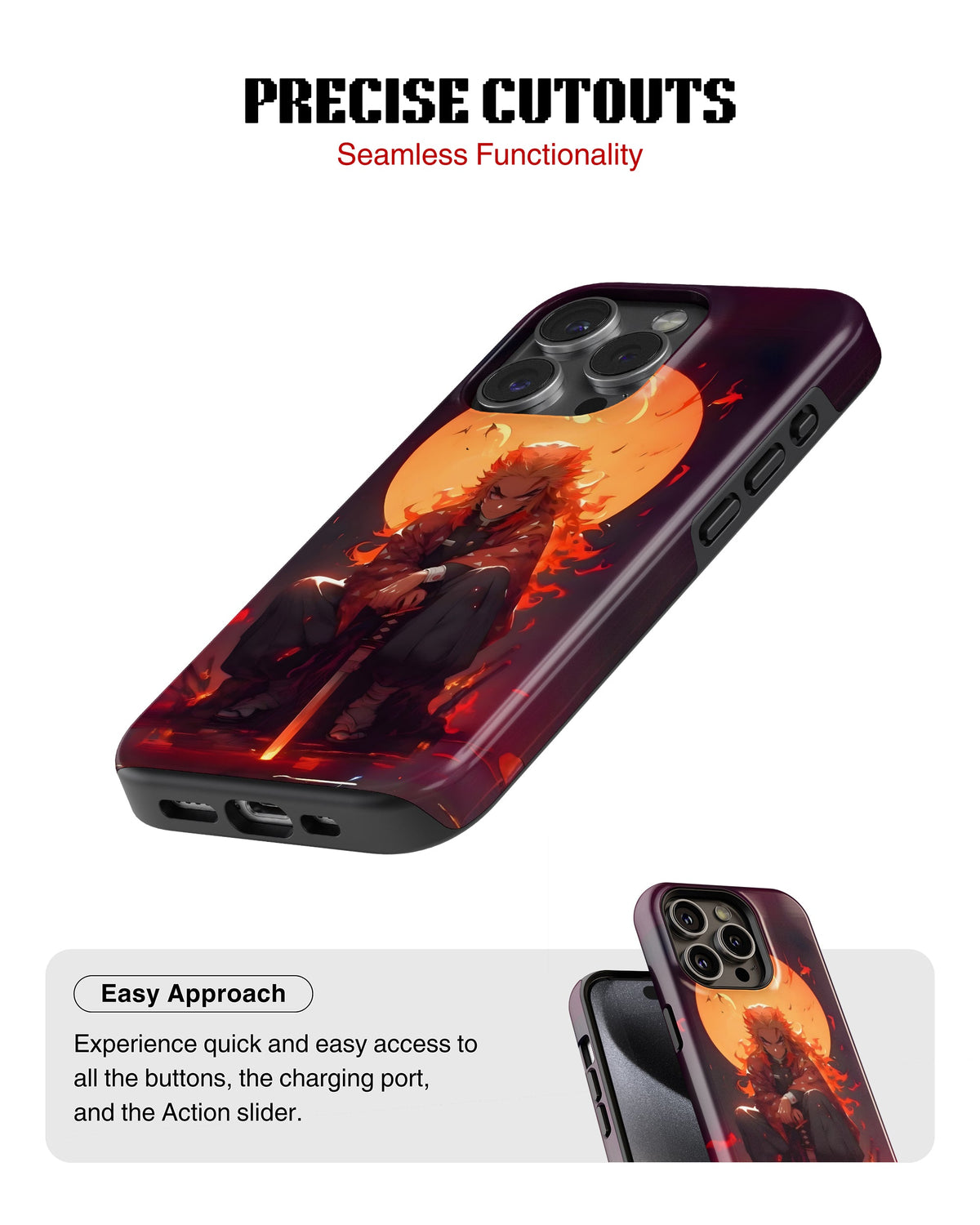 iPhone 16 Pro Tank Case | Anime (Rengoku)