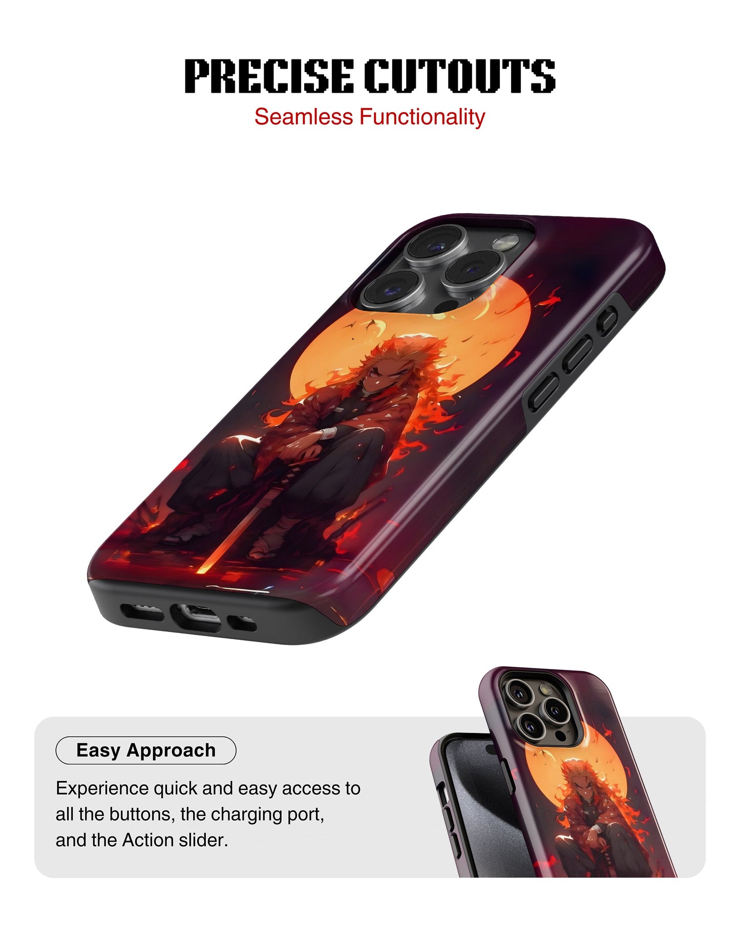 iPhone 13 Pro Tank Case | Anime (Rengoku)