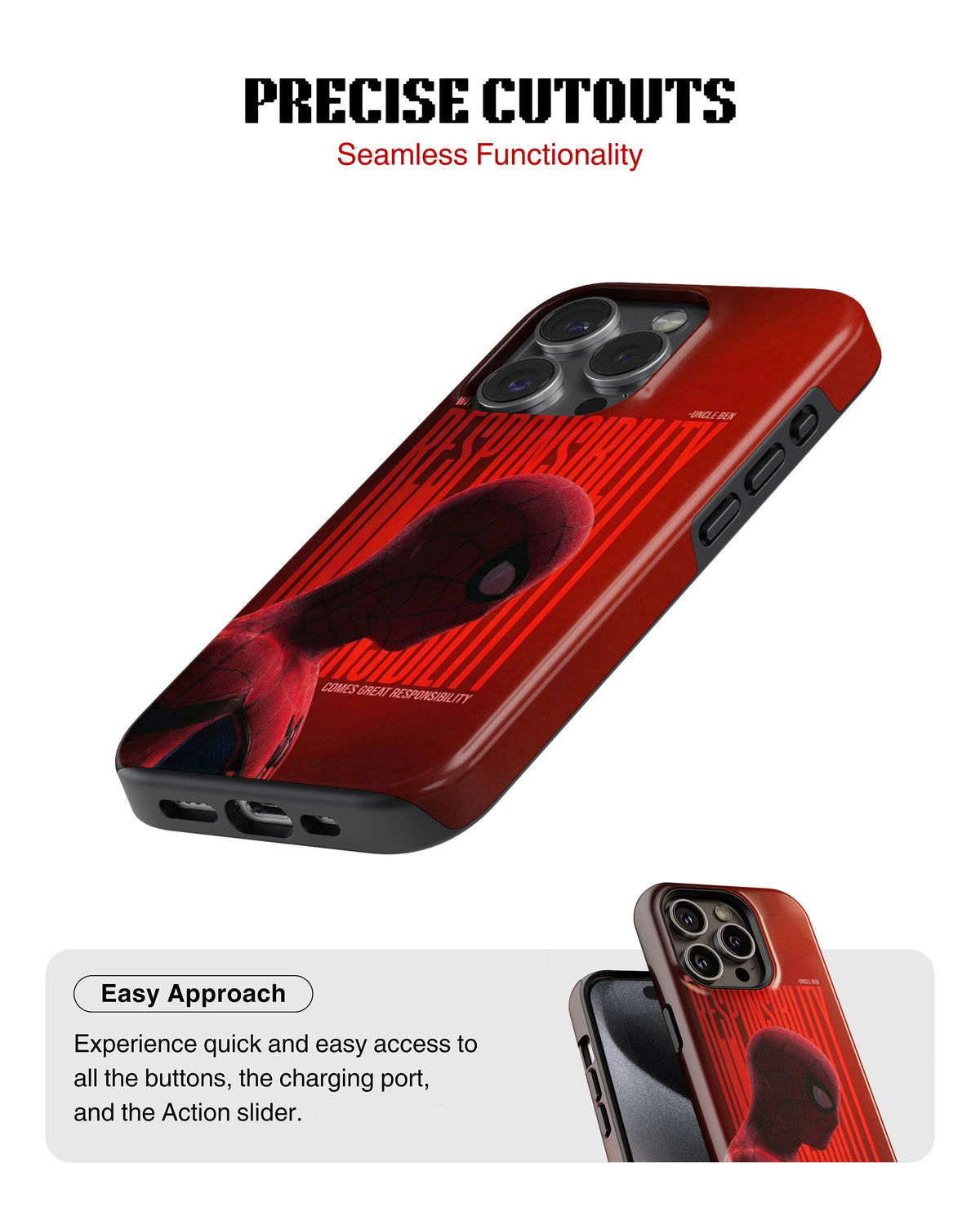 iPhone 13 Pro Tank Case | Superhero (Responsibility)