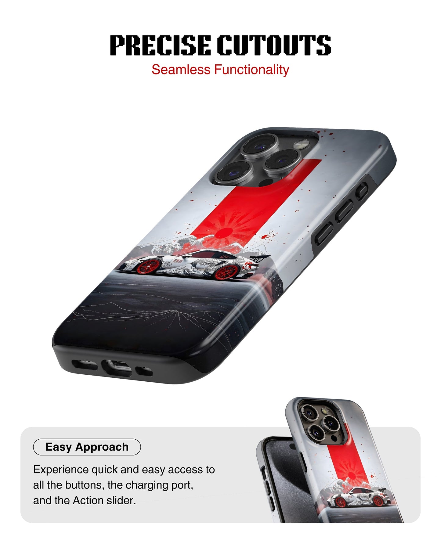 iPhone 12 Pro Tank Case | Sports Car (Rising Apex)