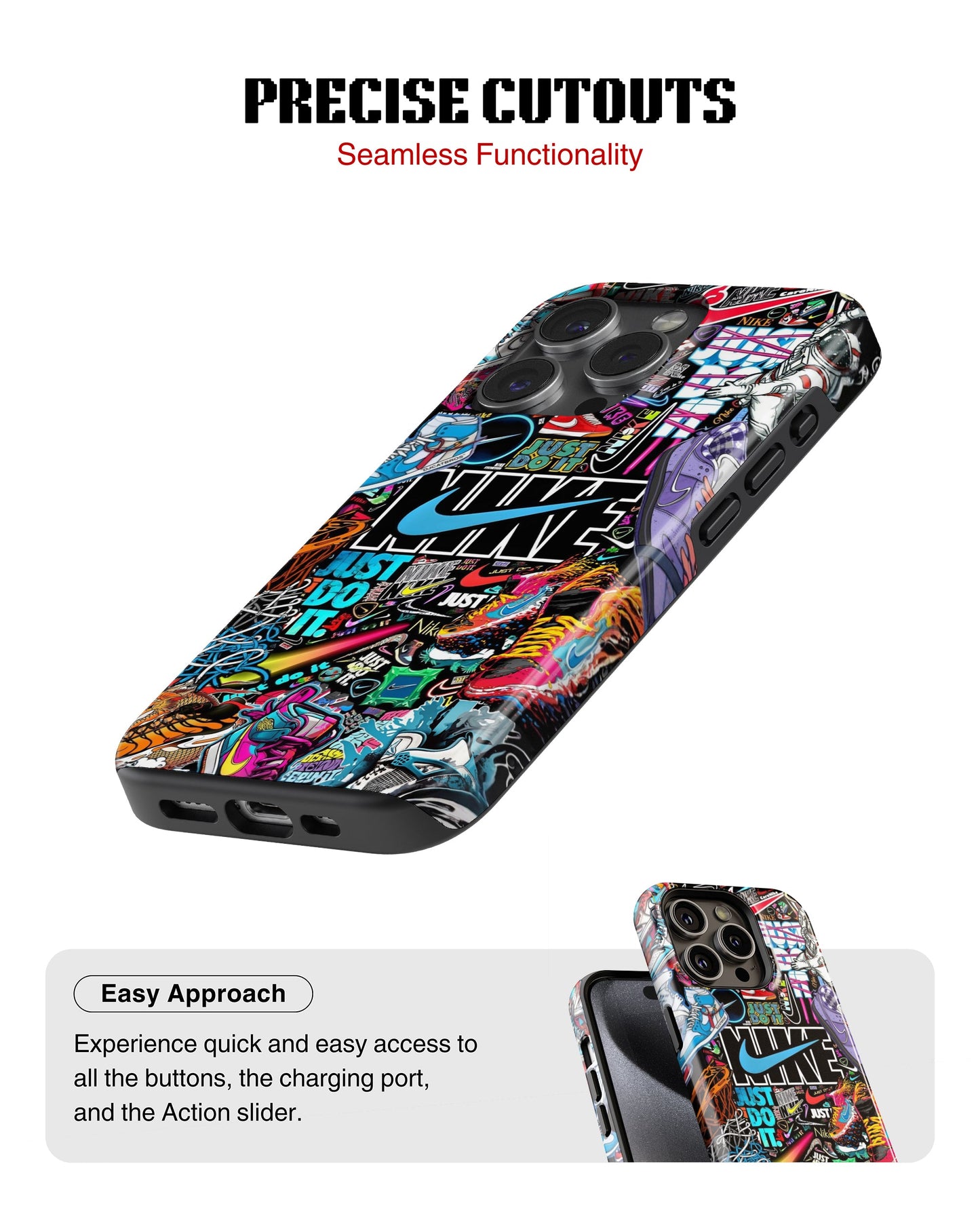 iPhone 14 Pro Tank Case | Modernism (Sneaker Riot)