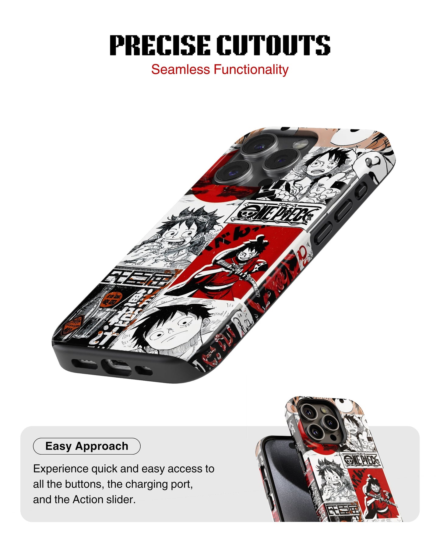 iPhone 13 Pro Tank Case | Anime (Straw Hat Saga)