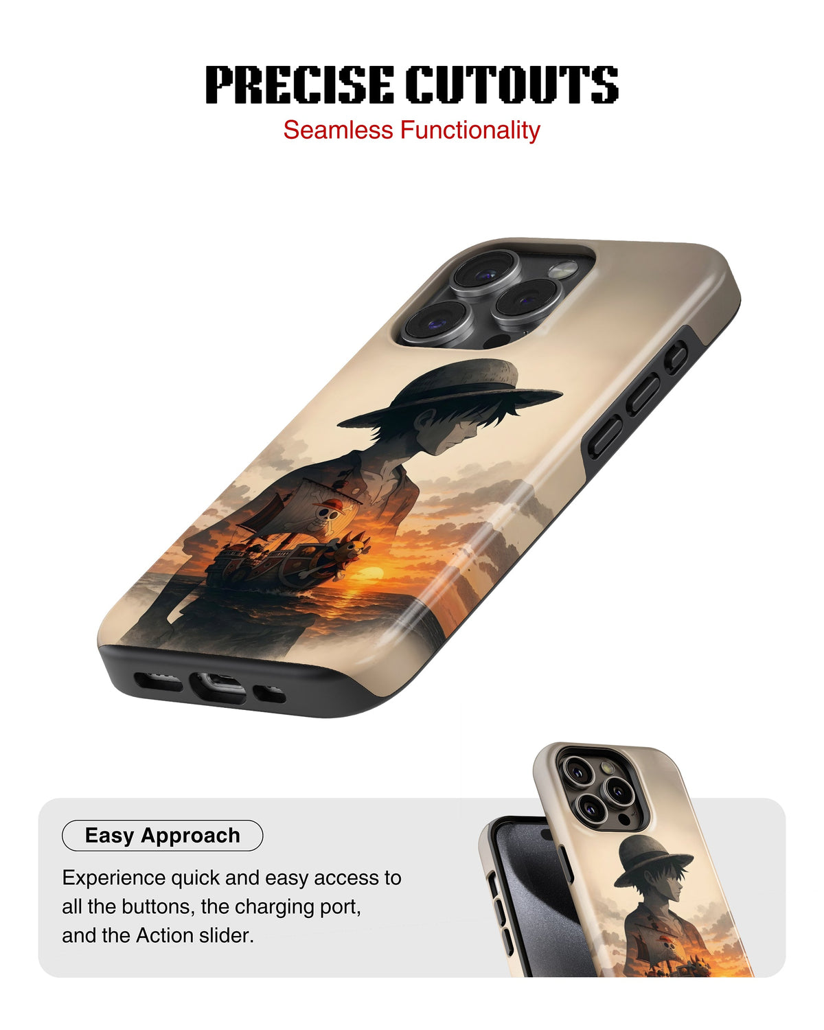 iPhone 14 Pro Tank Case | Anime (Sunset Voyager)