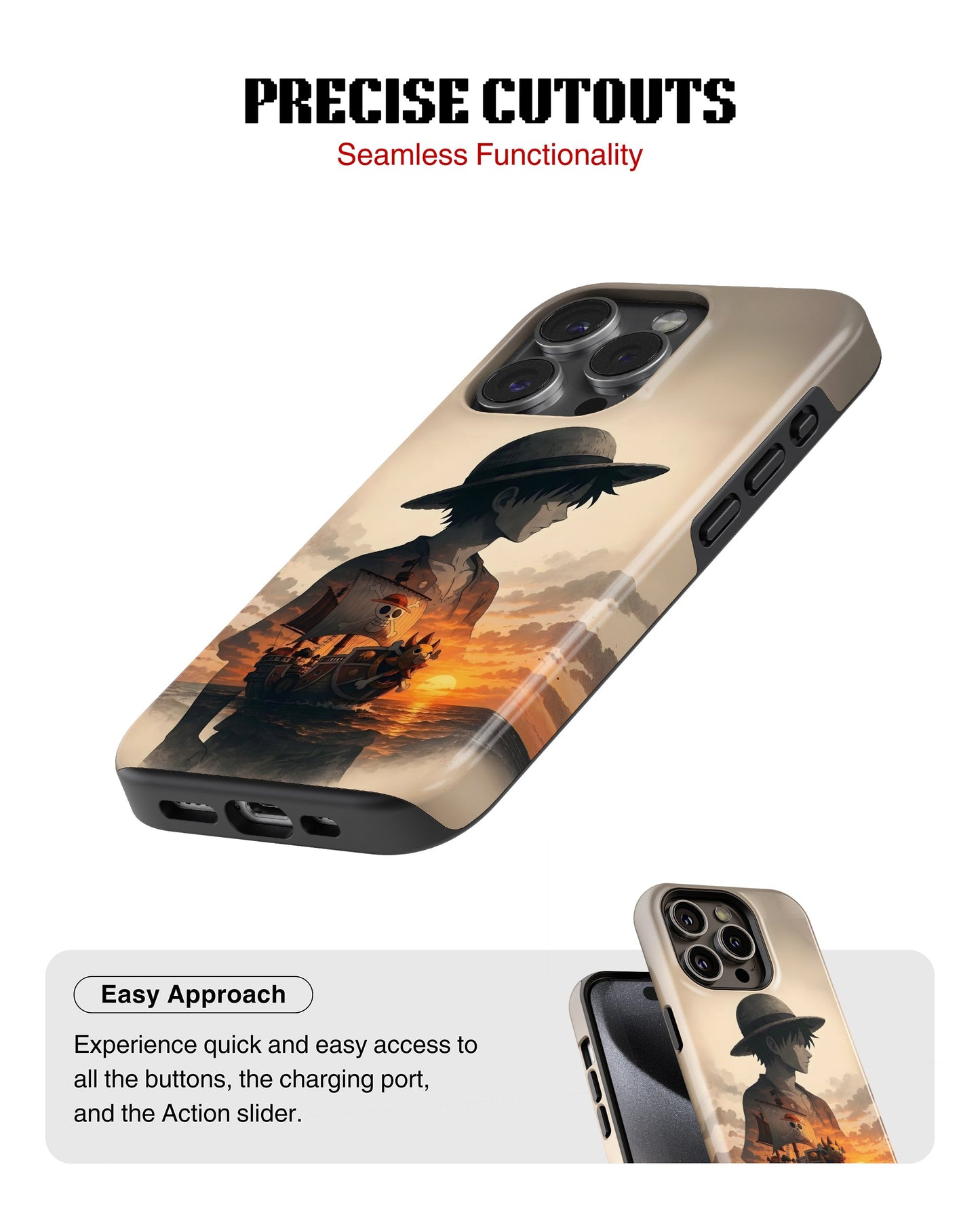 iPhone 14 Pro Tank Case | Anime (Sunset Voyager)