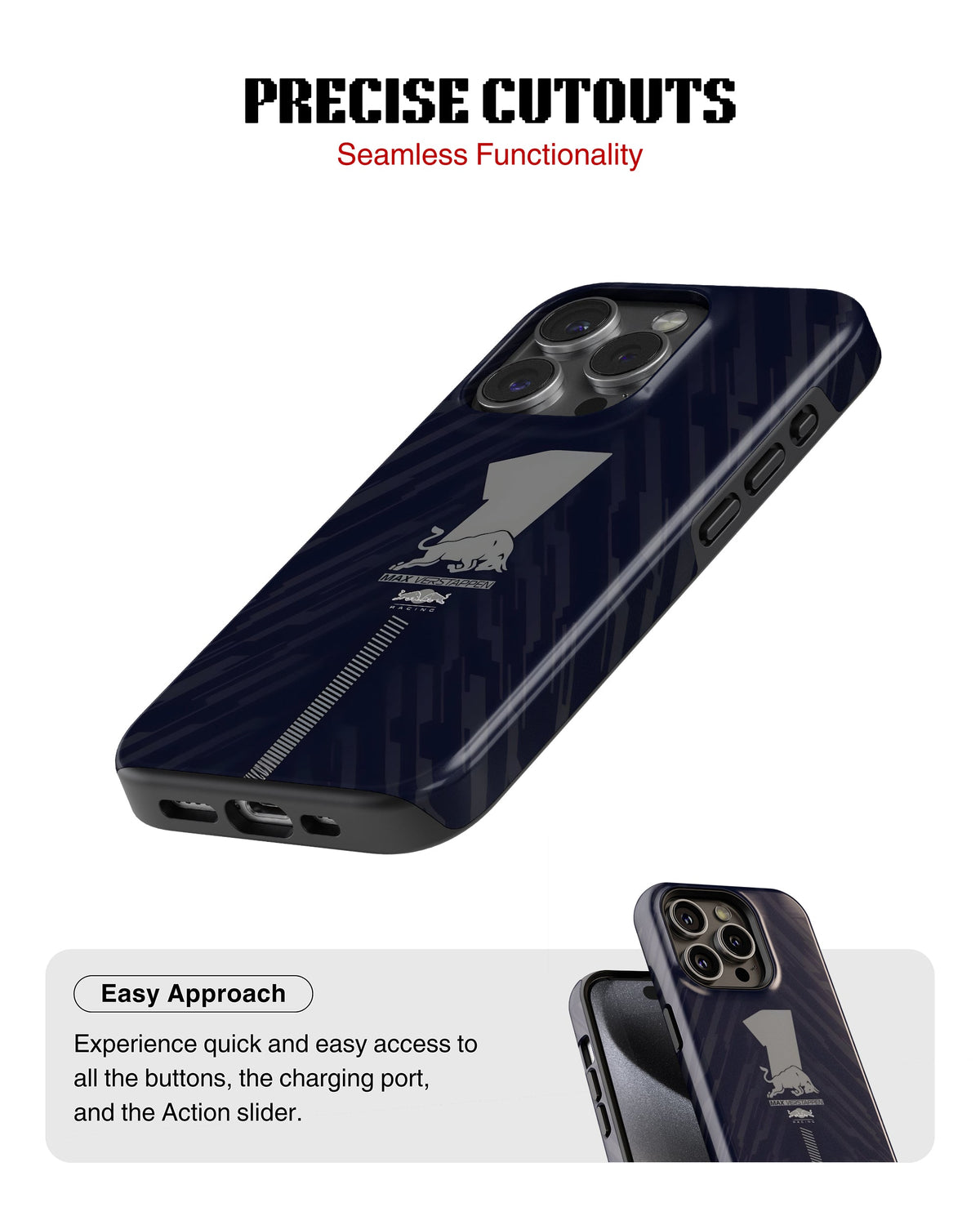 iPhone 14 Pro Max Tank Case | Formula 1 (The Bull)