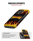 iPhone 16 Pro Max Tank Case | Modernism (Thrasher Flame)