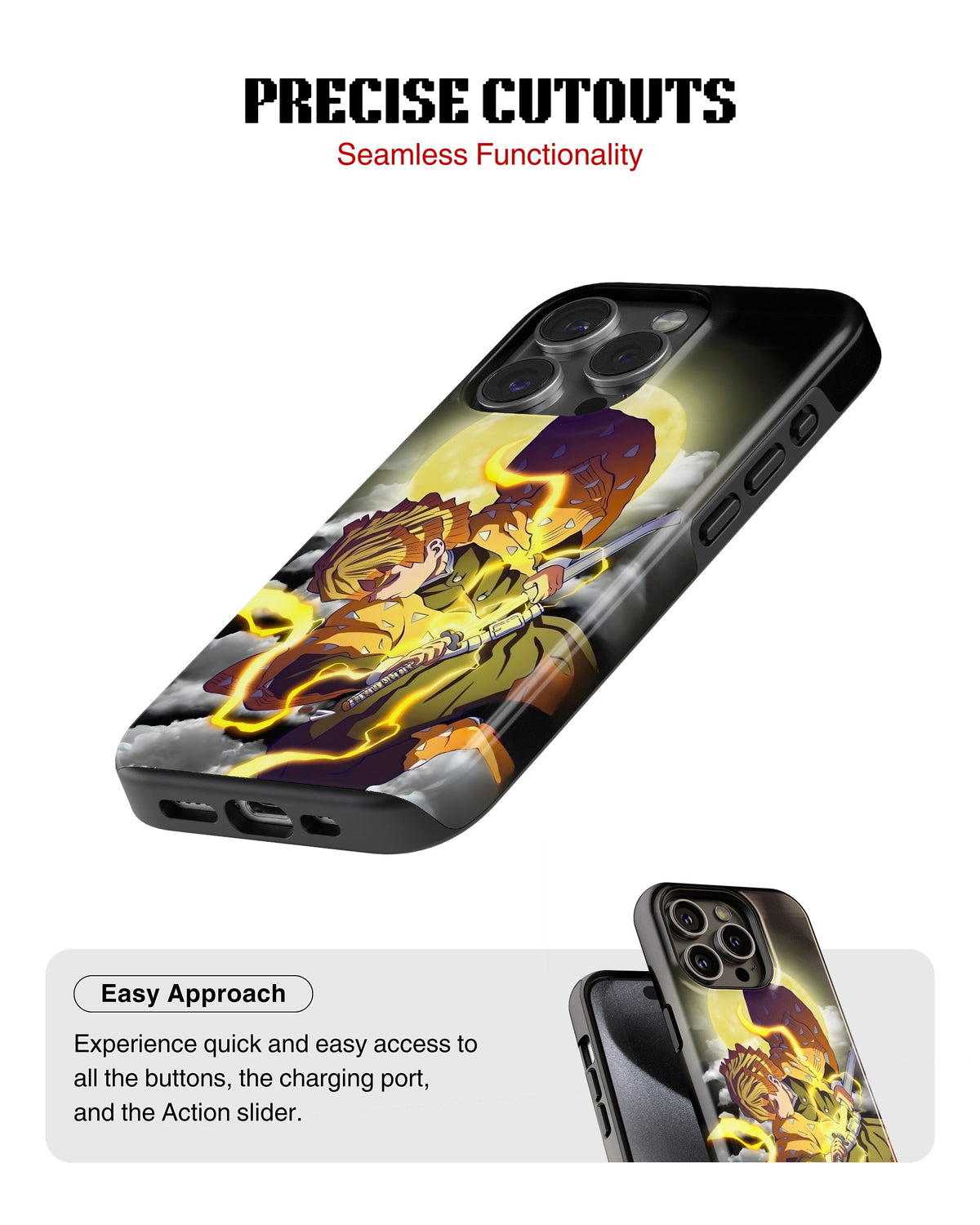 iPhone 12 Pro Max Tank Case | Anime (Thunder Blade)