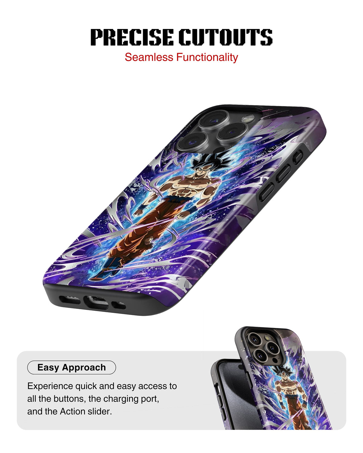 iPhone 14 Pro Max Tank Case | Anime (Ultra Ascension)