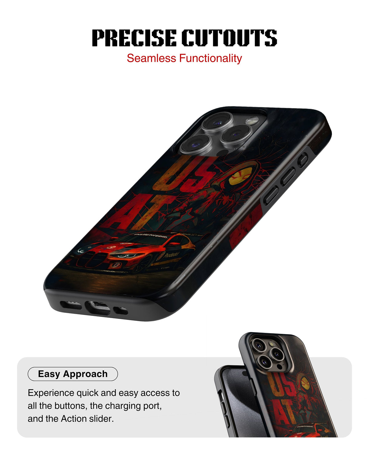 iPhone 13 Pro Tank Case | Sports Car (Urban Outlaw)