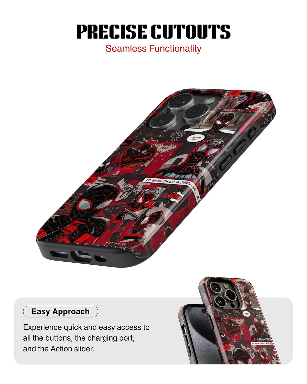 iPhone 12 Pro Tank Case | Superhero (Web Chaos)