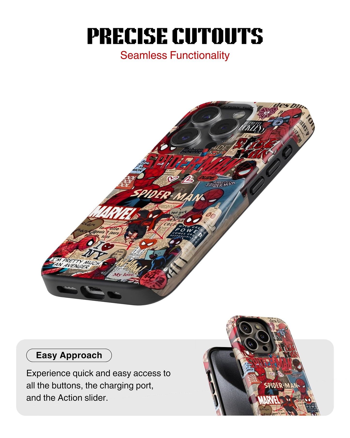 iPhone 13 Pro Tank Case | Superhero (Web Diaries)