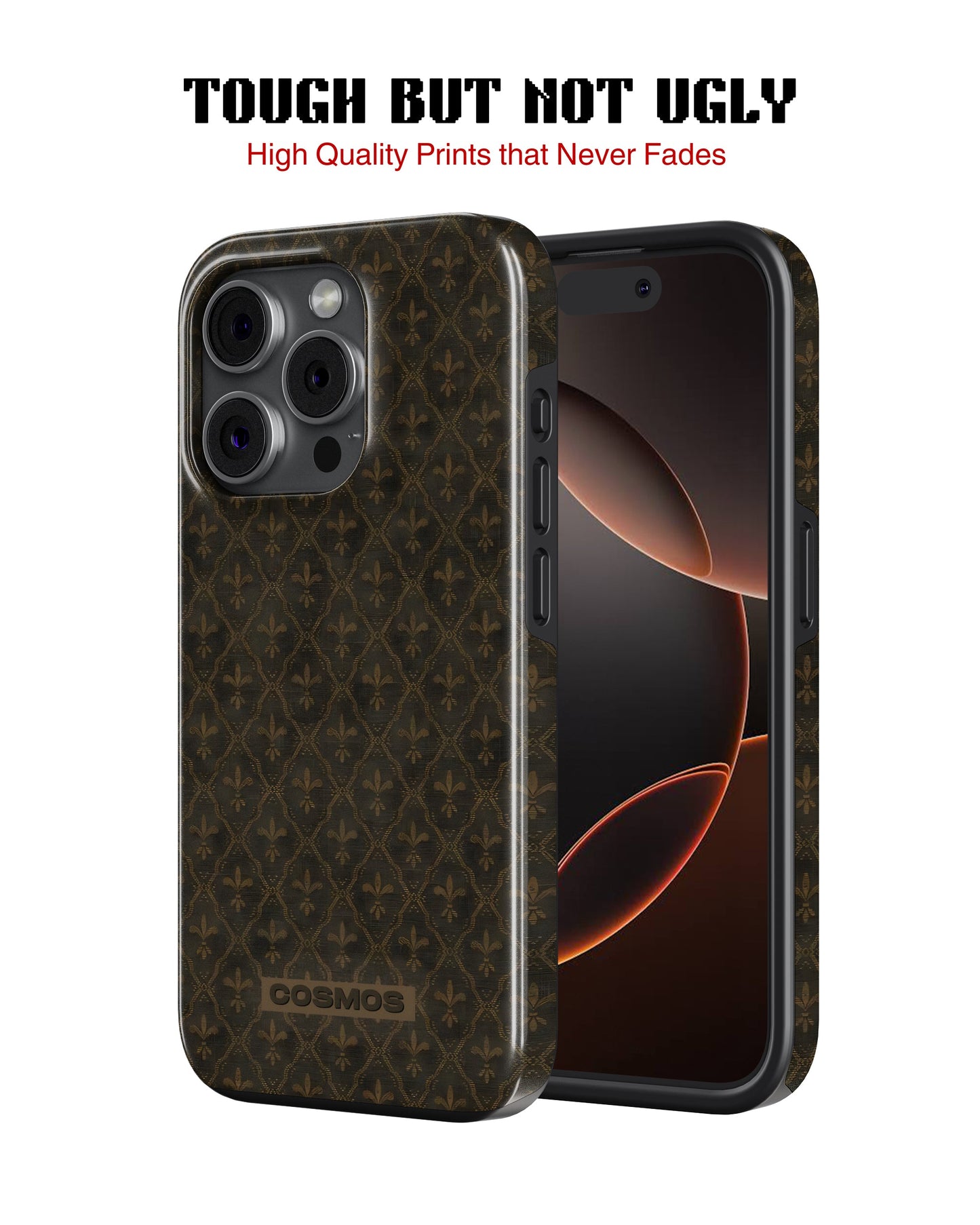 iPhone 15 Pro Max Tank Case | Textures (Antique Fleur)
