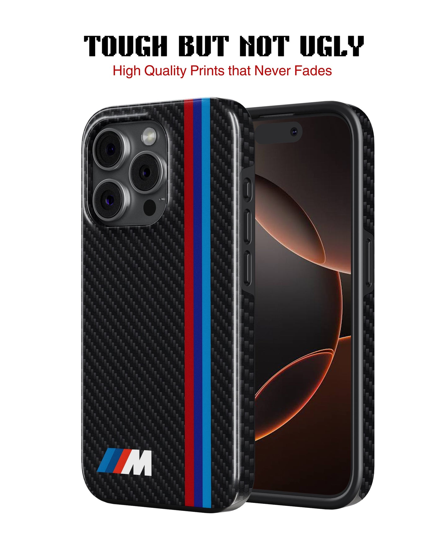 iPhone 17 Pro Max Tank Case | Sports Car (BMW Carbon)