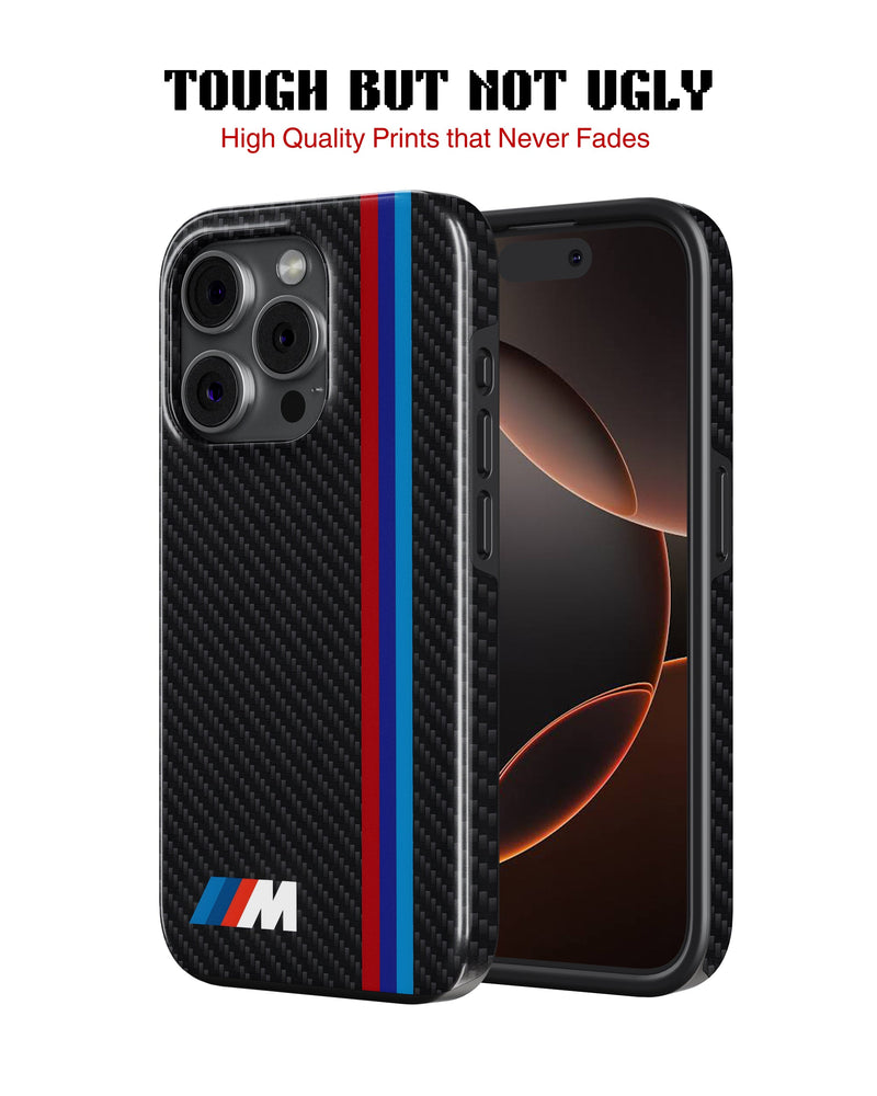 iPhone 17 Pro Max Tank Case | Sports Car (BMW Carbon)