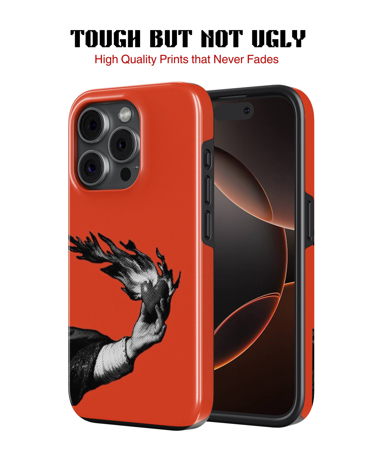 iPhone 13 Pro Tank Case | Modernism (Burning Hand)
