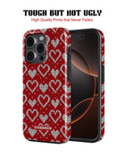 iPhone 17 Pro Max Tank Case | Textures (Candy Hearts)