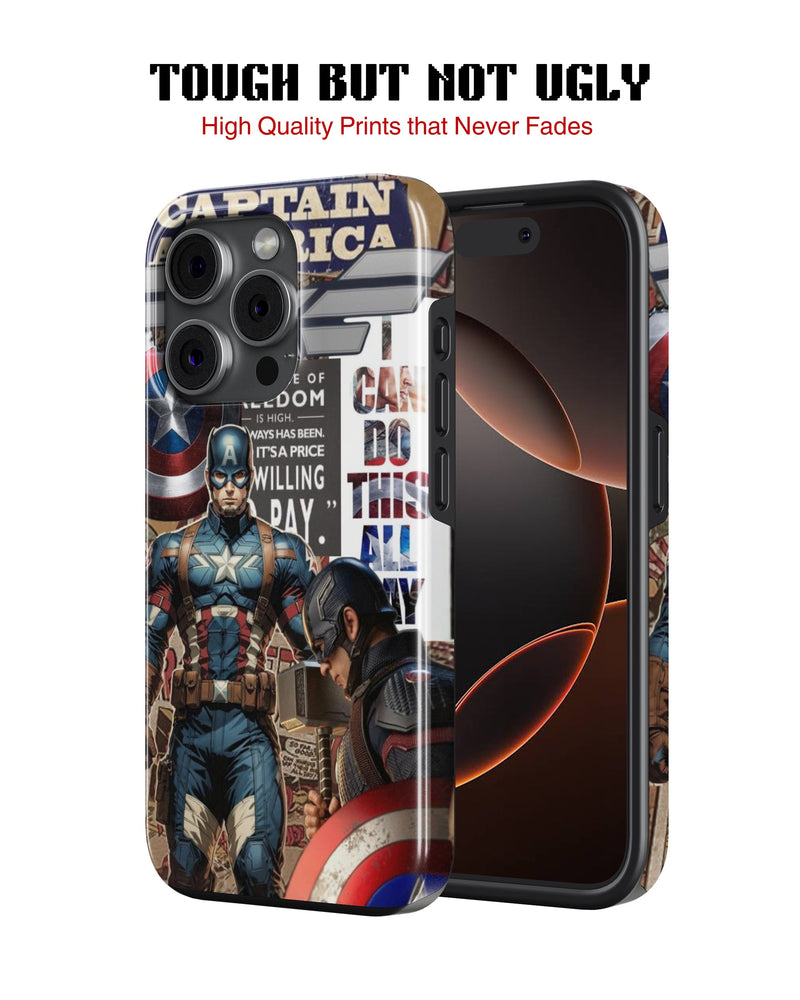 iPhone 12 Pro Max Tank Case | Superhero (Captain America Originals)