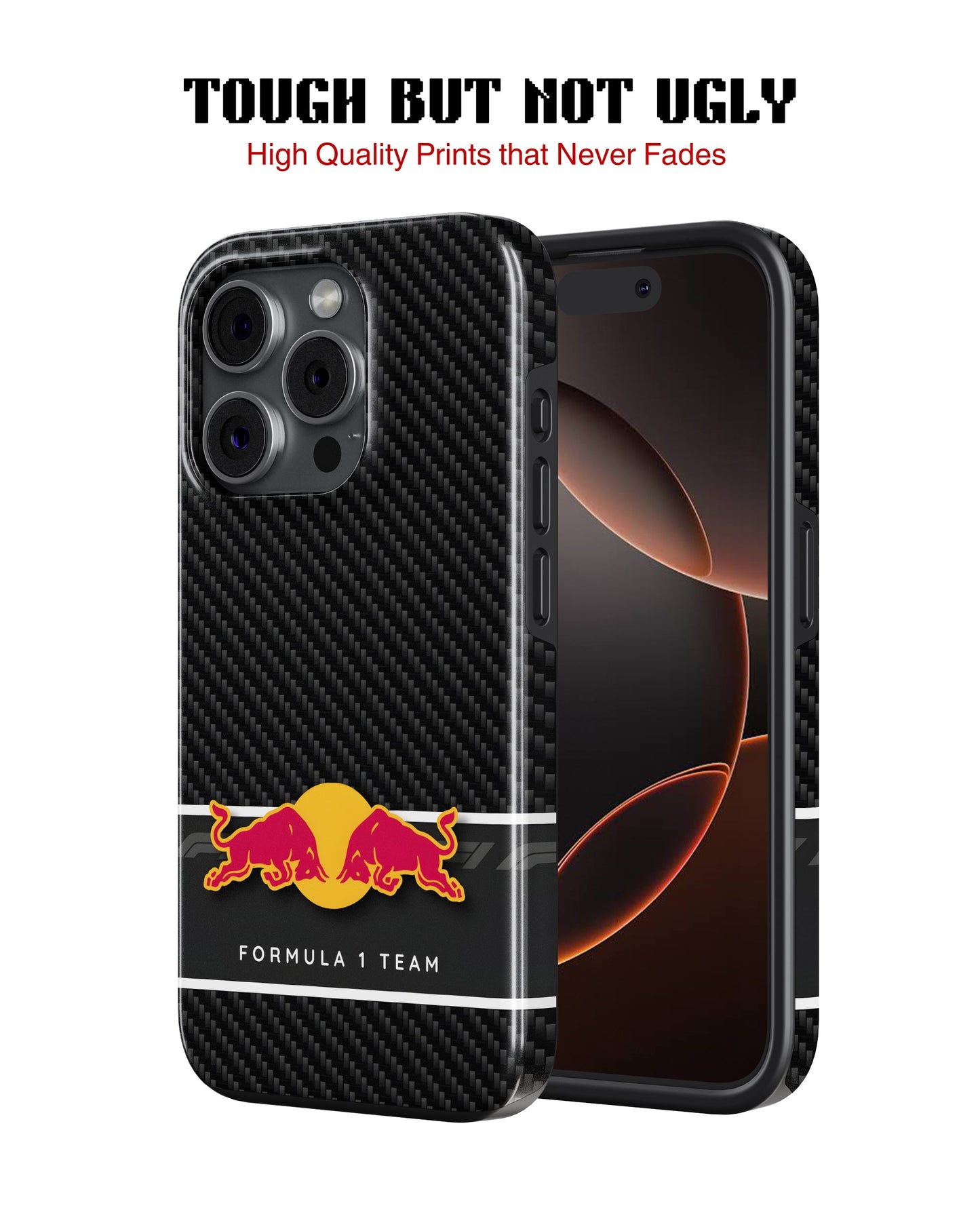 iPhone 14 Pro Max Tank Case | Formula 1 (Carbon Redbull)