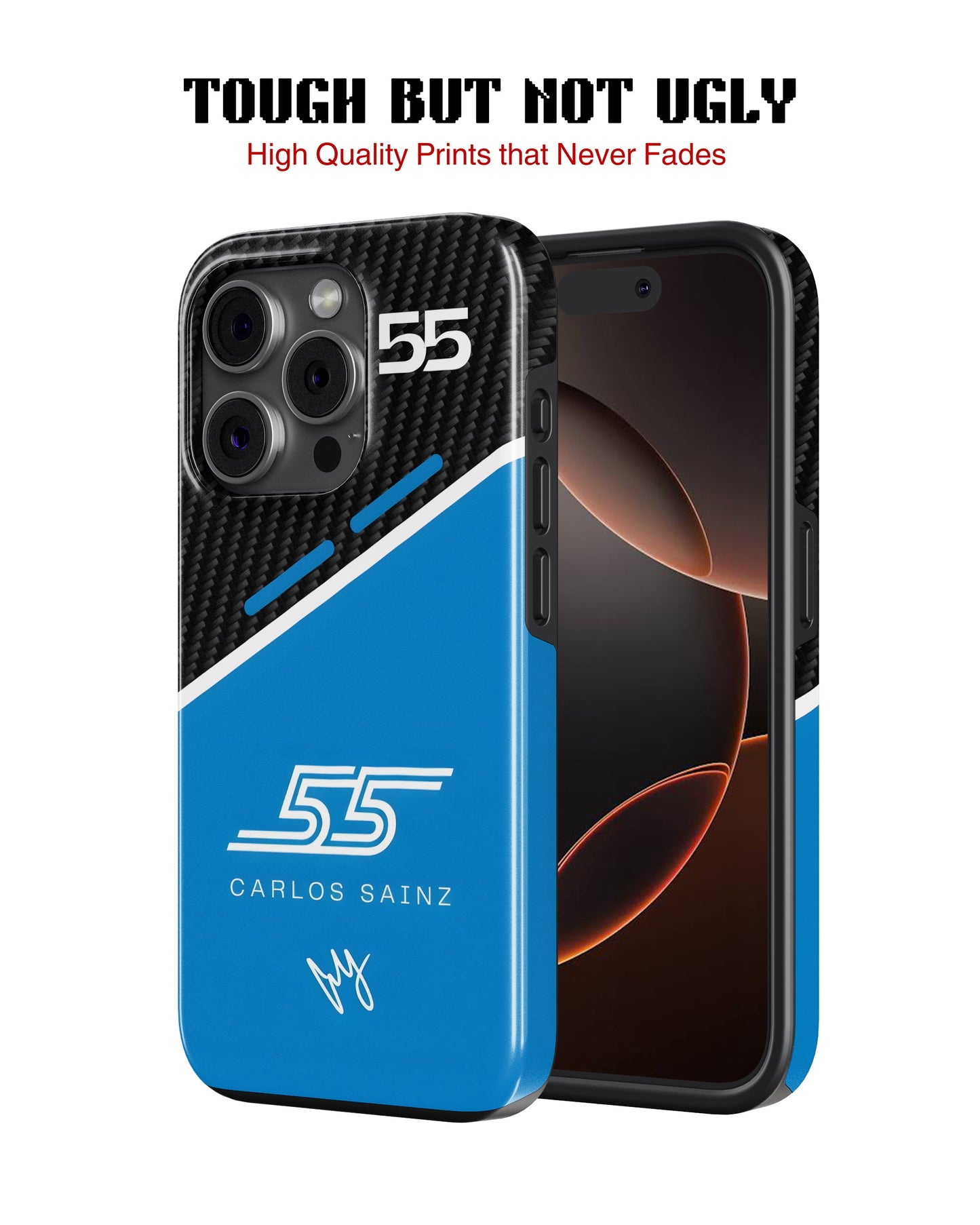 iPhone 16 Pro Max Tank Case | Formula 1 (Carlos Sainz)