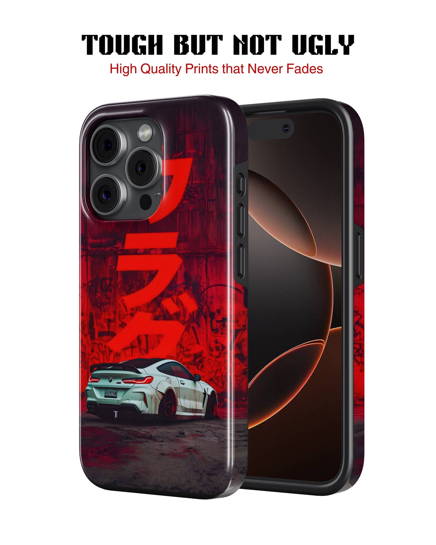 iPhone 14 Pro Tank Case | Sports Car (Crimson Drift)