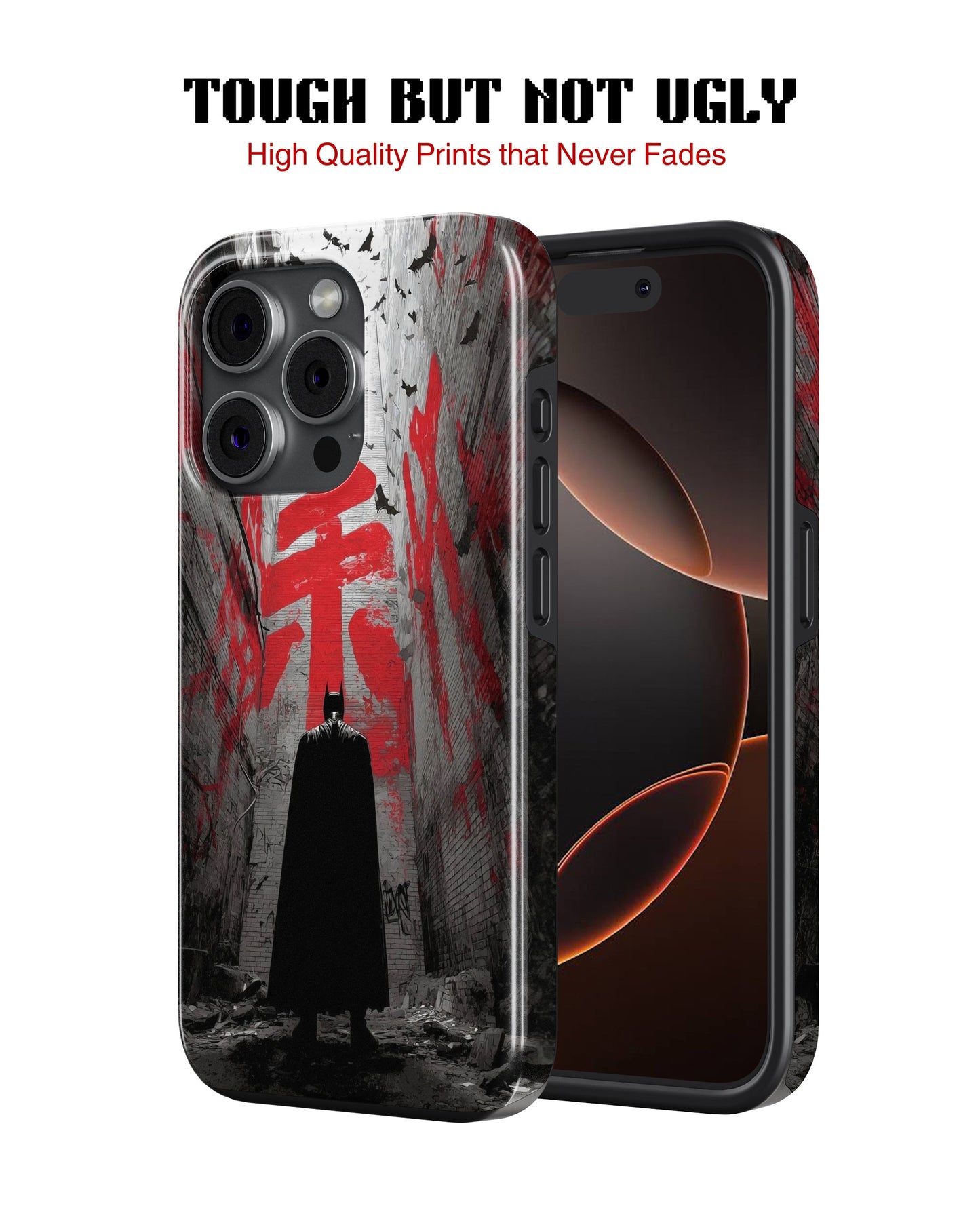 iPhone 13 Pro Max Tank Case | Superhero (Dark Alley)