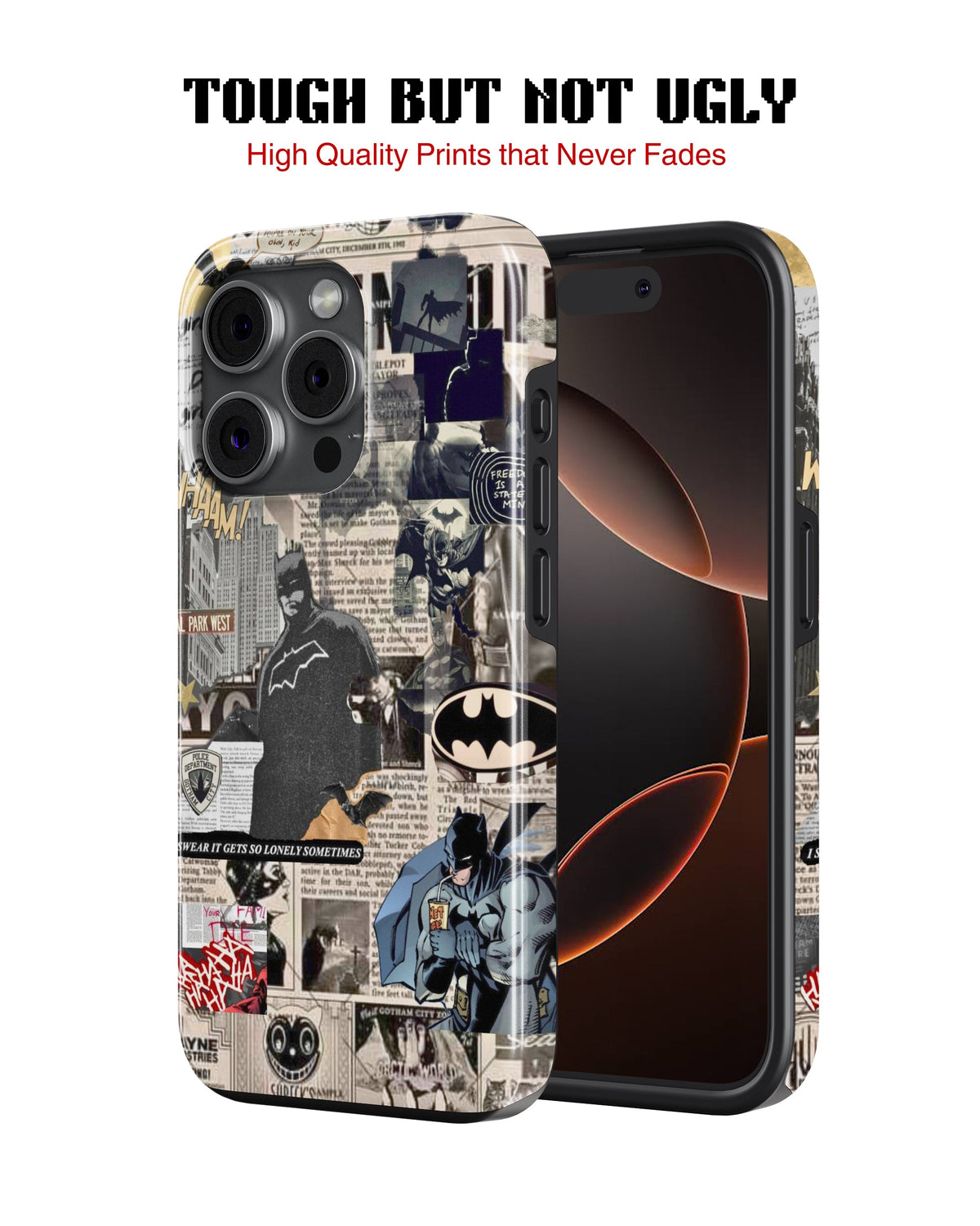 iPhone 13 Pro Max Tank Case | Superhero (Dark Chronicle)