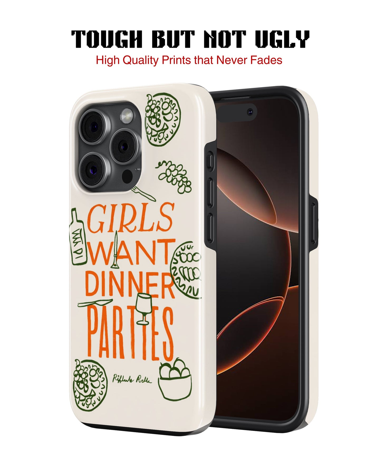 iPhone 12 Pro Max Tank Case | Girls Aesthetics (Dinner Party)