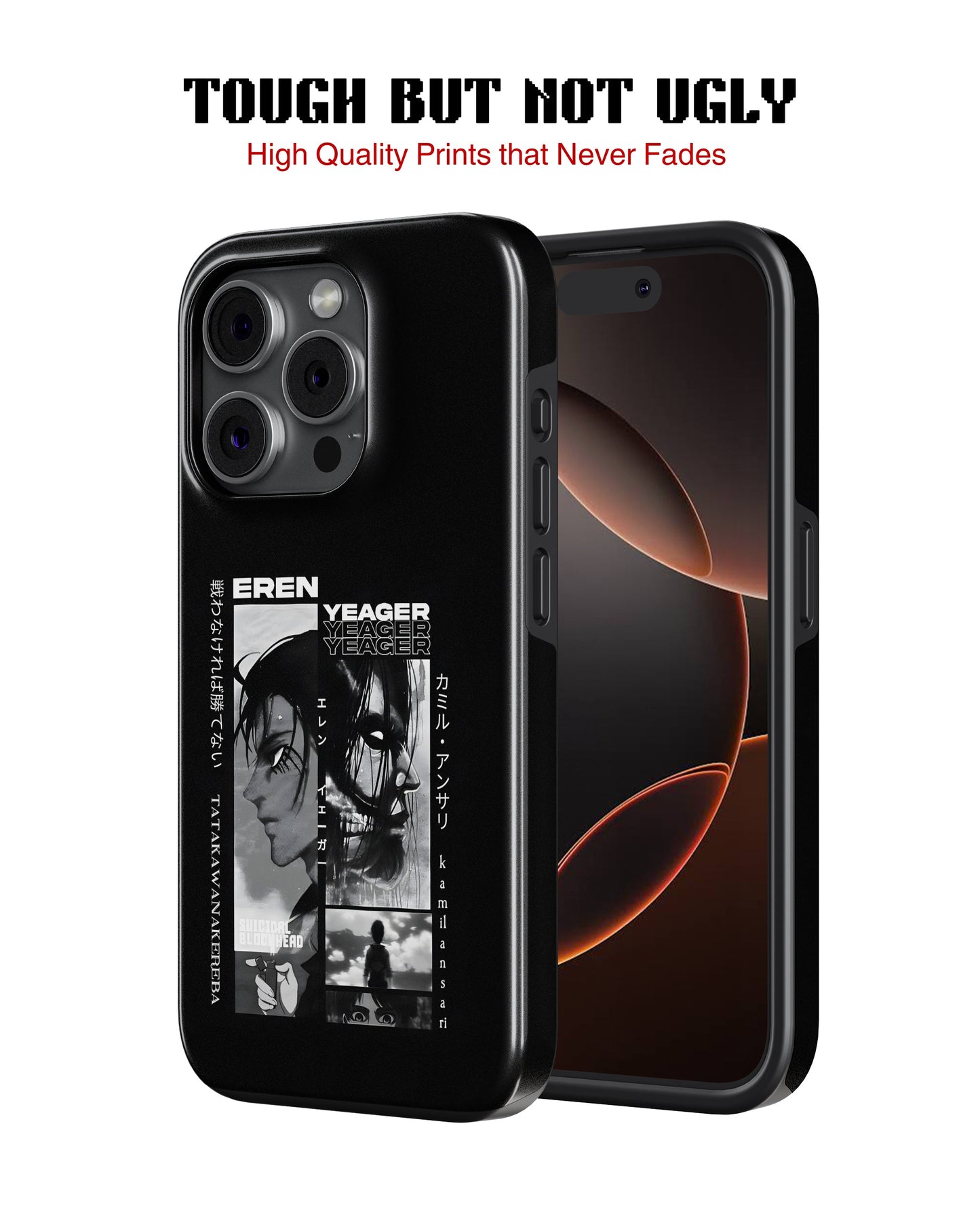 iPhone 16 Pro Max Tank Case | Anime (Eren Yeager)